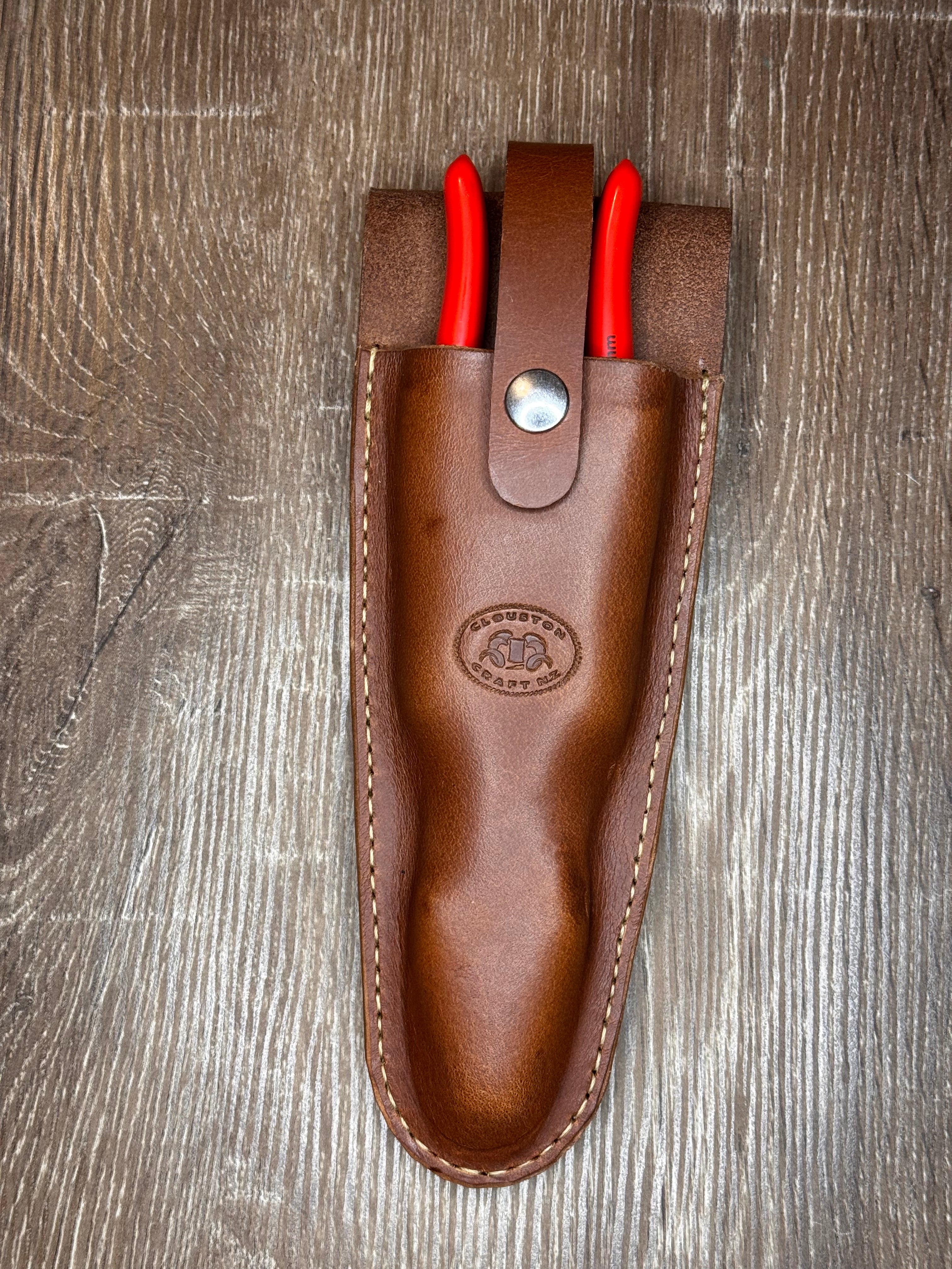 Knipex High Leverage Combination Pliers with pouch- red handle