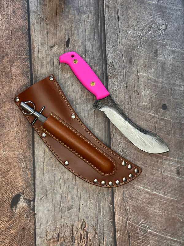Svord 67L Pink with sheath and steel