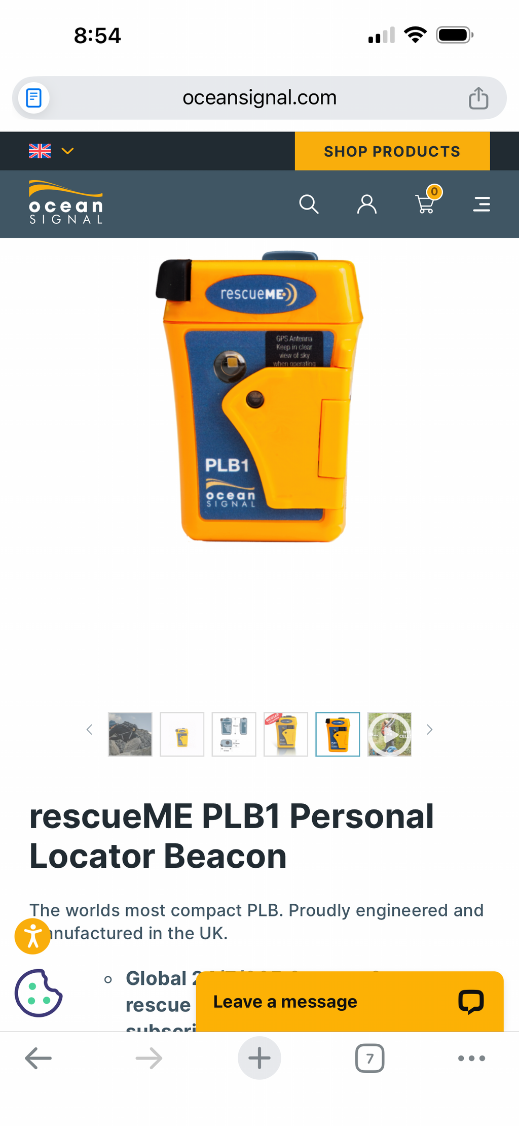 PLB pouch rescueME