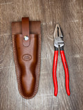 Knipex High Leverage Combination Pliers with pouch- red handle
