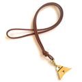 LEATHER LANYARD - SOFT LAMB NAPPA WITH SWIVEL CLIP